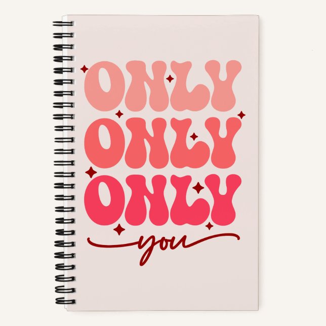 Valentine ist nur du notizbuch (Vorderseite)