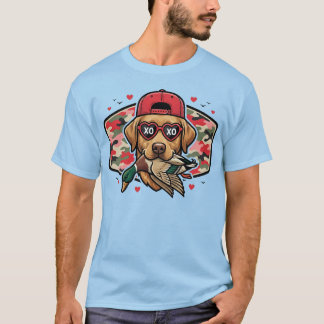 Valentine Jagdhund Ente T-Shirt