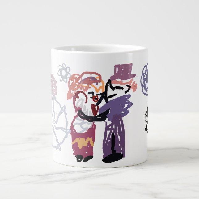 Valentine joy Jumbo-Tasse (Vorderseite)