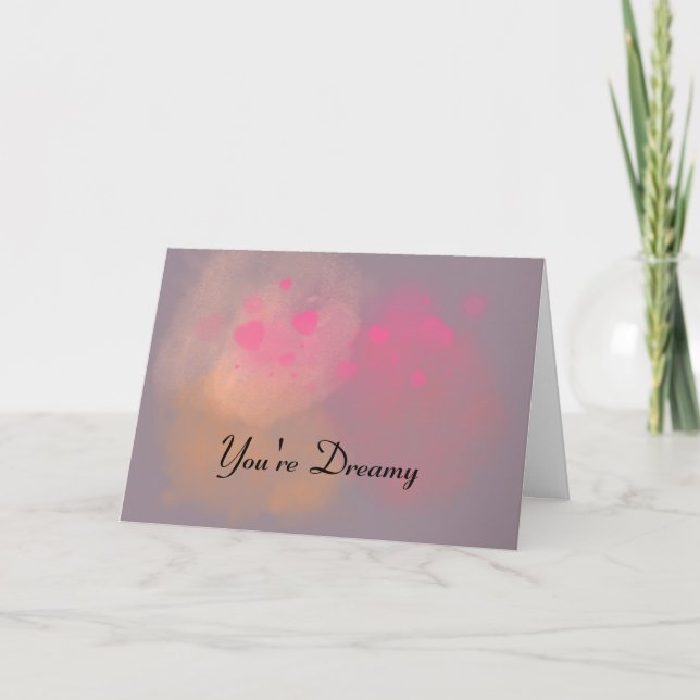 Valentine/Jubiläum Dreamcard Feiertagskarte (Vorderseite)