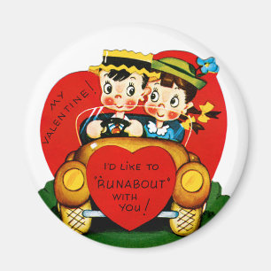 Valentine Kabinenroller Magnet