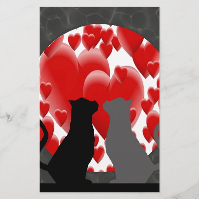 Valentine Kätzchen (Vorderseite)