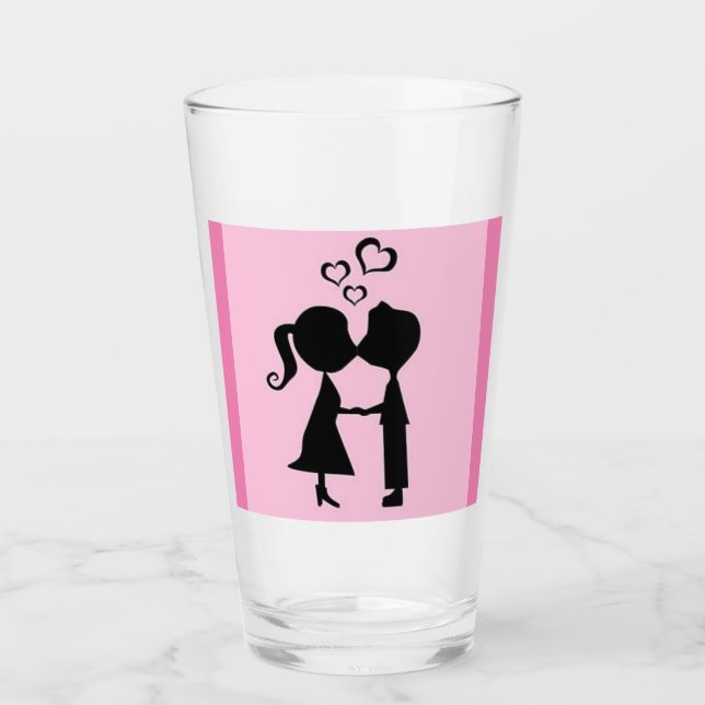 VALENTINE KISS GLAS (Vorderseite)