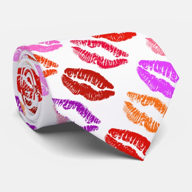 Valentine Kisses Cravate (Roulé)
