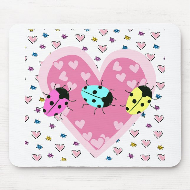VALENTINE LADYBUGS MOUSEPAD (Vorne)