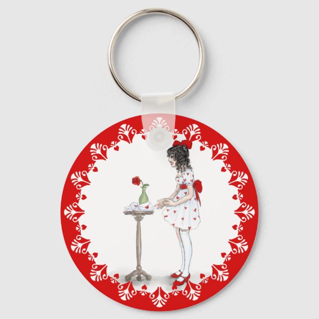 Valentine Letters Schlüsselanhänger (Vorderseite)