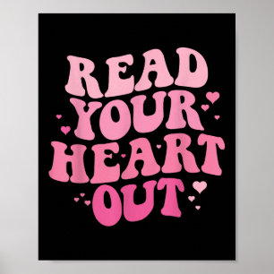 Valentine Librarian Bookworm B Poster
