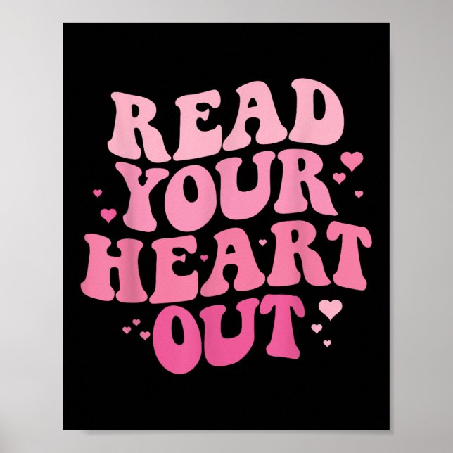 Valentine Librarian Bookworm B Poster (Vorne)