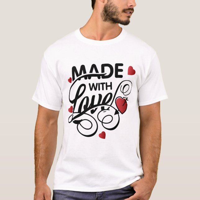 Valentine Liebe du Shirt (Vorderseite)