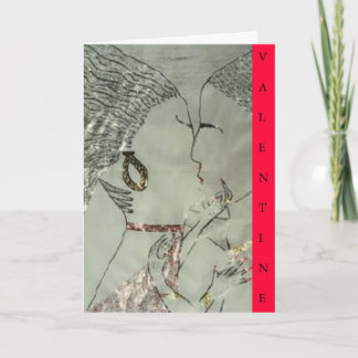 Valentine Liebe Feiertagskarte