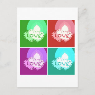 Valentine Liebe Feiertagspostkarte