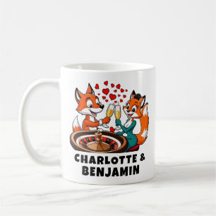 Valentine Liebe Foxy Lady Stole Sly Fox's Heart Kaffeetasse