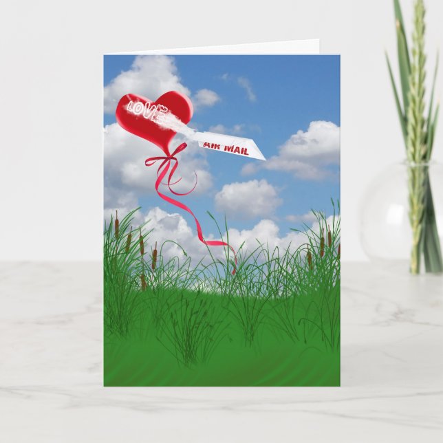Valentine Liebe Mail Feiertagskarte (Vorderseite)