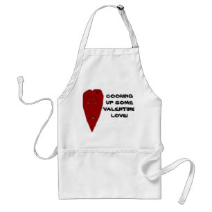 VALENTINE-LIEBE-Schürze OBEN KOCHEN Schürze