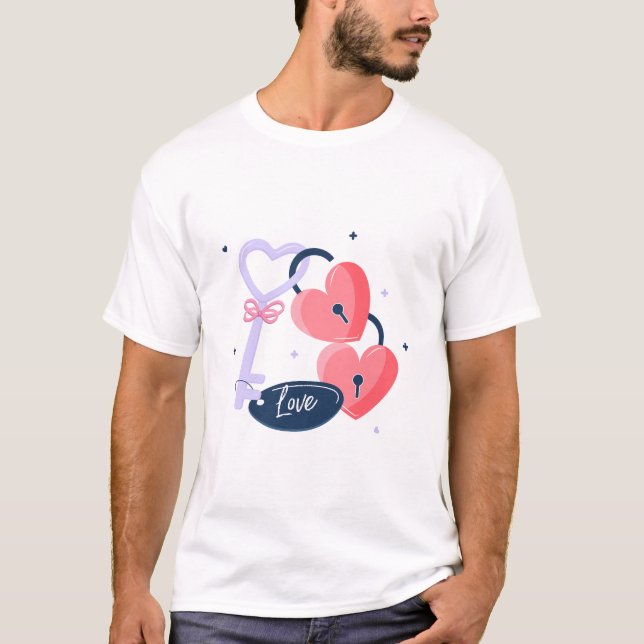 Valentine-Liebe T-Shirt (Vorderseite)
