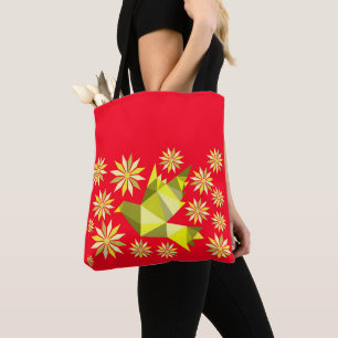 VALENTINE LIEBE Tasche mit kreativem Vogel mit Blu