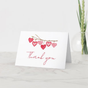 Valentine Little Sweetheart Babydusche Dankeskarte