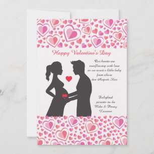 Valentine Love Faire-part de grossesse