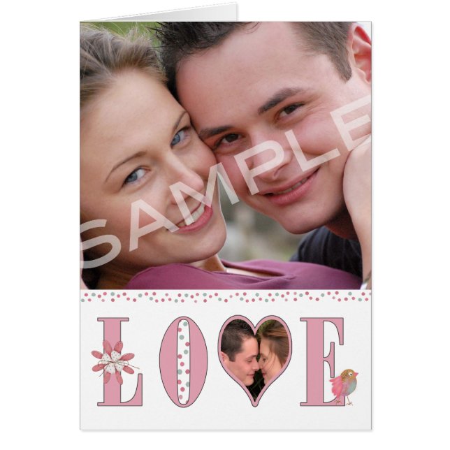 Valentine LOVE - personnaliser photos & message (Devant)