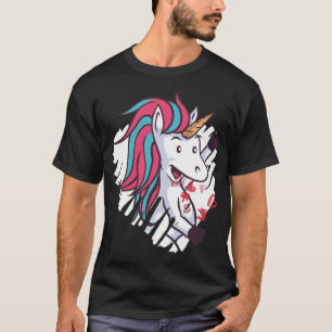 Valentine lustige Einhornveranstaltungen Tasse T-Shirt