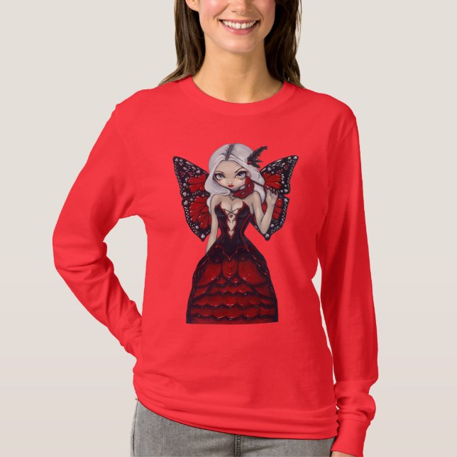 Valentine-Maskerade-gotisches feenhaftes Shirt (Vorderseite)