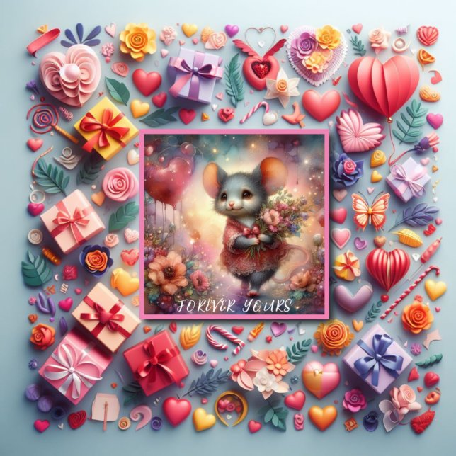 Valentine Maus Christlich Feiertagskarte (Von Creator hochgeladen)