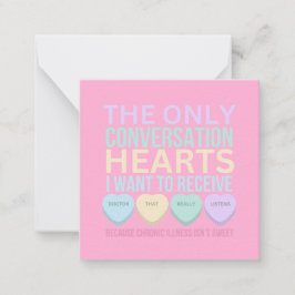 Valentine Mitteilungskarte