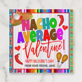 Valentine Nacho Gift Tag Geschenkanhänger