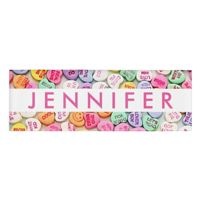 Valentine Namenschild (Vorderseite)