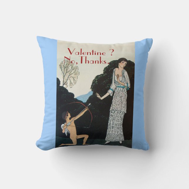 VALENTINE ? NEIN, DANKE /RETRO ANTI VALENTINE'S DA KISSEN (Vorderseite)