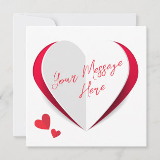 Valentine Niedlich Paper Hearts Script