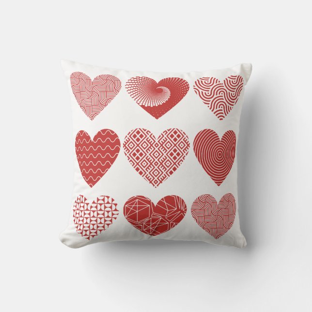 Valentine niedliche Liebe Kissen (Vorderseite)