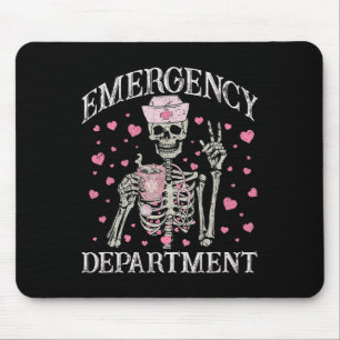 Valentine Notaufnahme Krankenschwester Notfallstat Mousepad