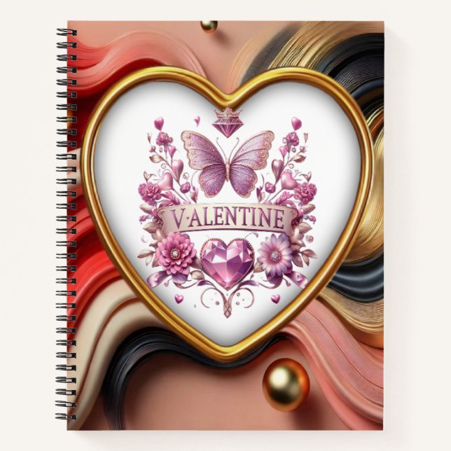 Valentine Notizbuch (Vorderseite)