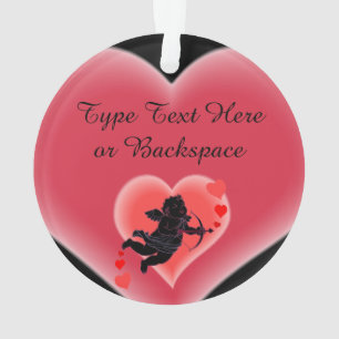Valentine Ornament Custom Cupid