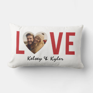 Valentine Paare Liebe Foto Lendenkissen