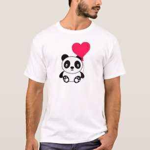 Valentine-Panda-Cartoon T-Shirt
