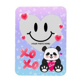 Valentine Panda in Liebe Magnet