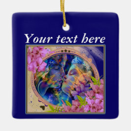 Valentine-Pärchen Keramikornament