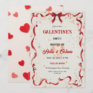 Valentine Party Invitation Printable Einladung