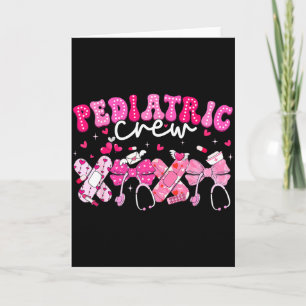 Valentine Pediatric Crew Xoxo Nurse Coquette Bow P Karte