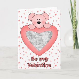 Valentine photo card feiertagskarte