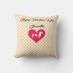 Valentine Pillow Happy Valentine's Day Gift Kissen
