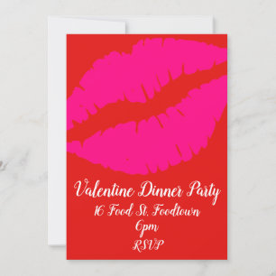 Valentine Pop Rodelbahn mit Aussicht Party Einladung