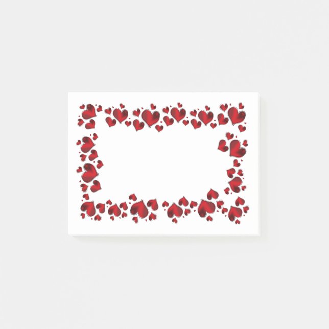 Valentine Post-it Klebezettel (Vorderseite)