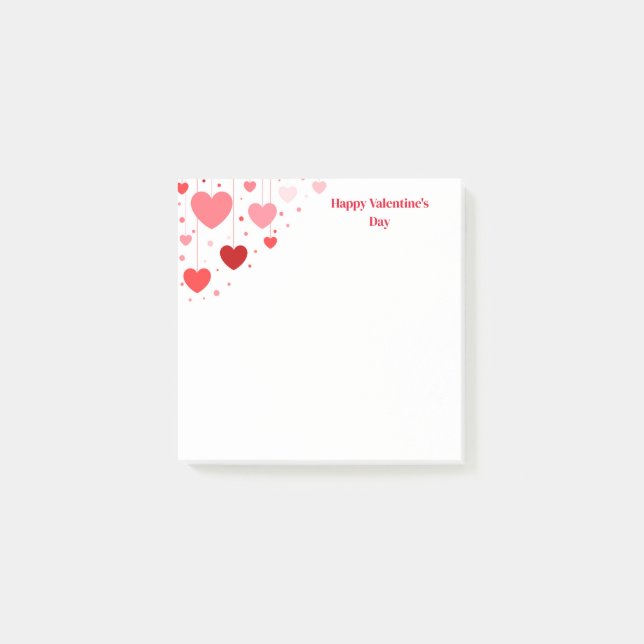 Valentine Post-it-Notes Post-it Klebezettel (Vorderseite)