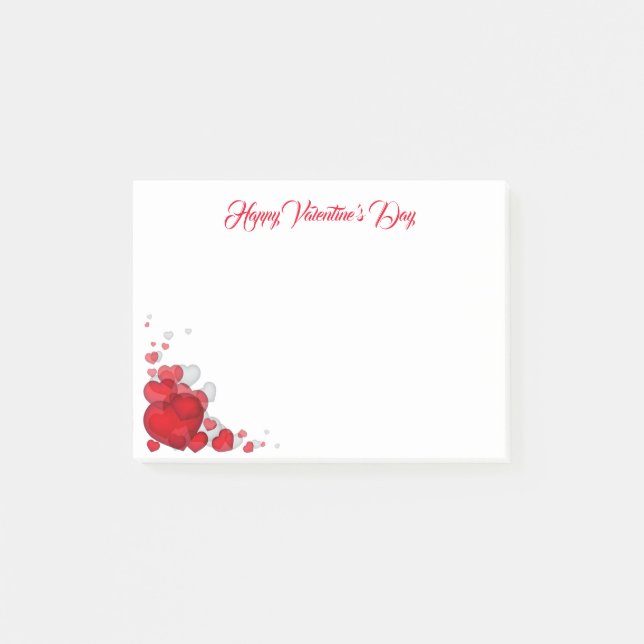 Valentine Post-it-Notes Post-it Klebezettel (Vorderseite)