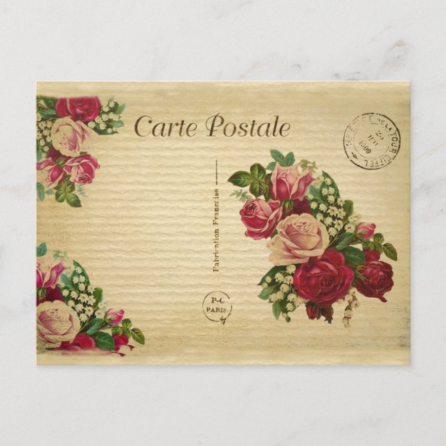Valentine Postcard Paris 1909 Postkarte (Vorderseite)