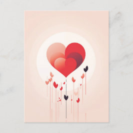 Valentine Postkarte