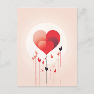 Valentine Postkarte